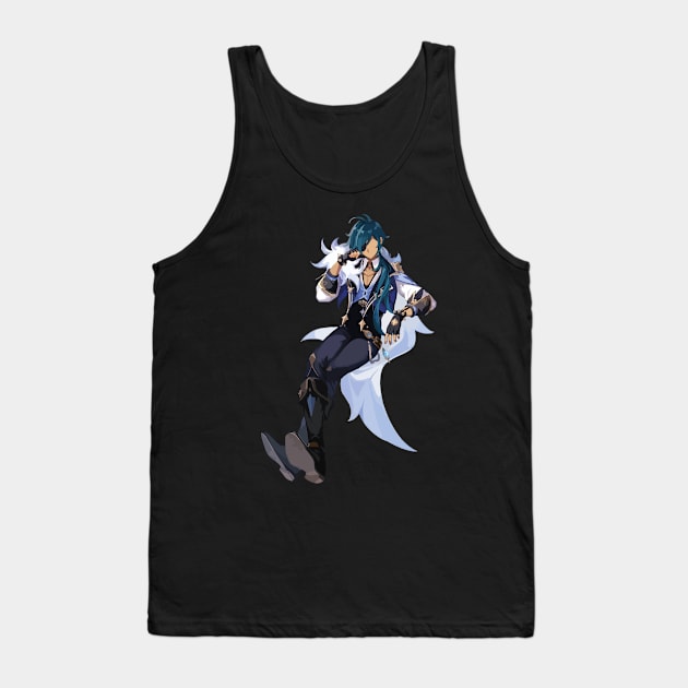 Genshin Impact Kaeya Tank Top by Rendigart